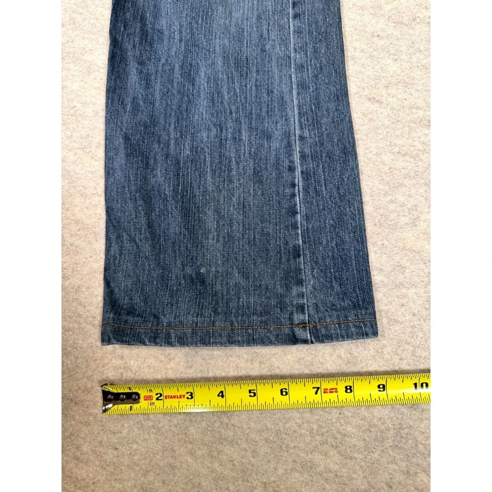 Levis 501 Straight Leg Jeans Men 36x34 Blue Denim Mid Rise Button Fly Streetwear